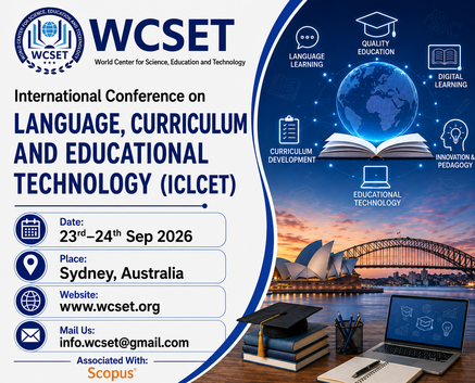 International Conference on Language, Curriculum and Educational Technology(ICLCET)